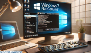 Cara Mengatasi Windows 7 Not Genuine Layar Hitam