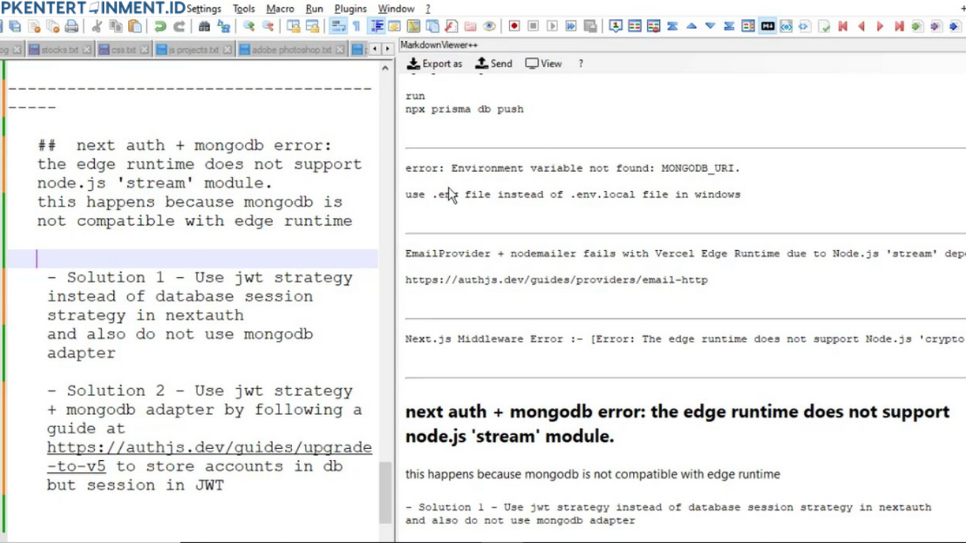 Cara Membuat File Markdown di Notepad