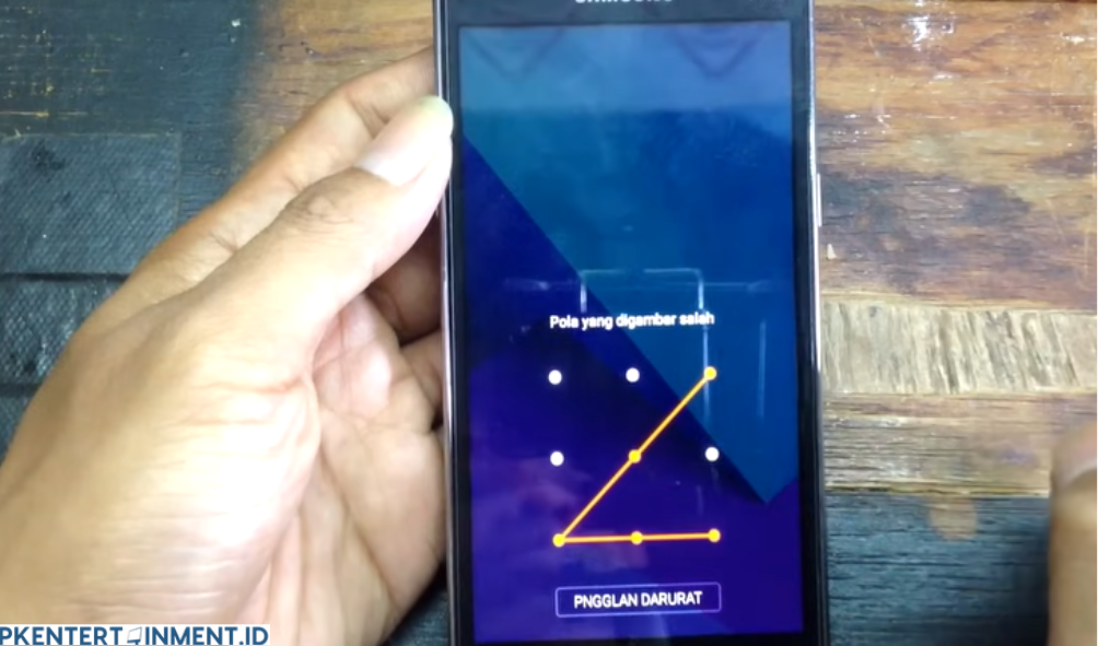 cara mengatasi Samsung J2 Prime lupa pola