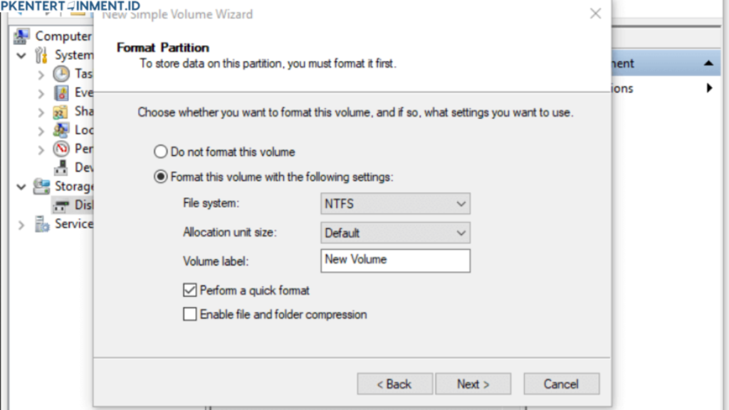 cara mengatasi disk unknown not initialized HDD di Windows