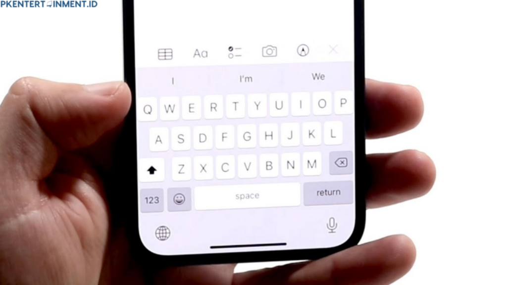 cara mengatasi keyboard iPhone