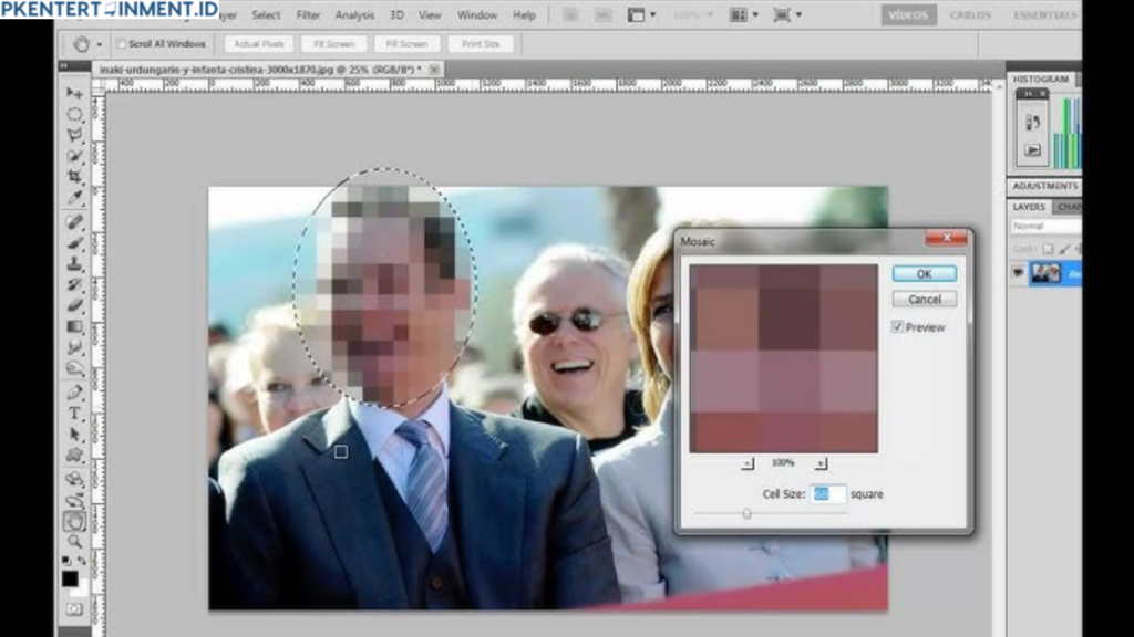 cara membuat efek 8-bit di Photoshop