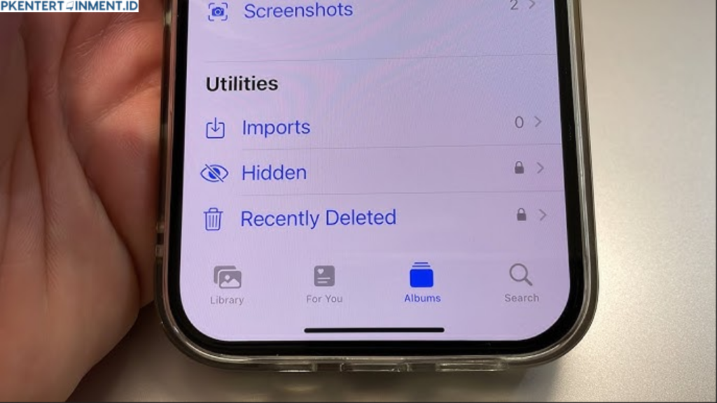 cara lihat Recently Deleted iOS 18