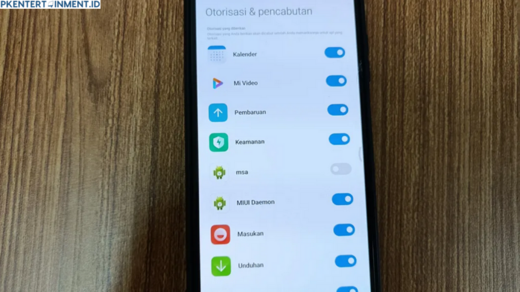 cara mematikan MSA Xiaomi