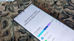 cara melihat screen time HP Samsung