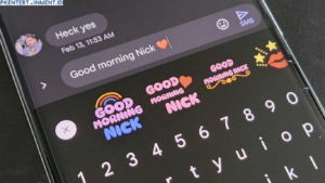 cara mengirim stiker menggunakan SwiftKey Keyboard