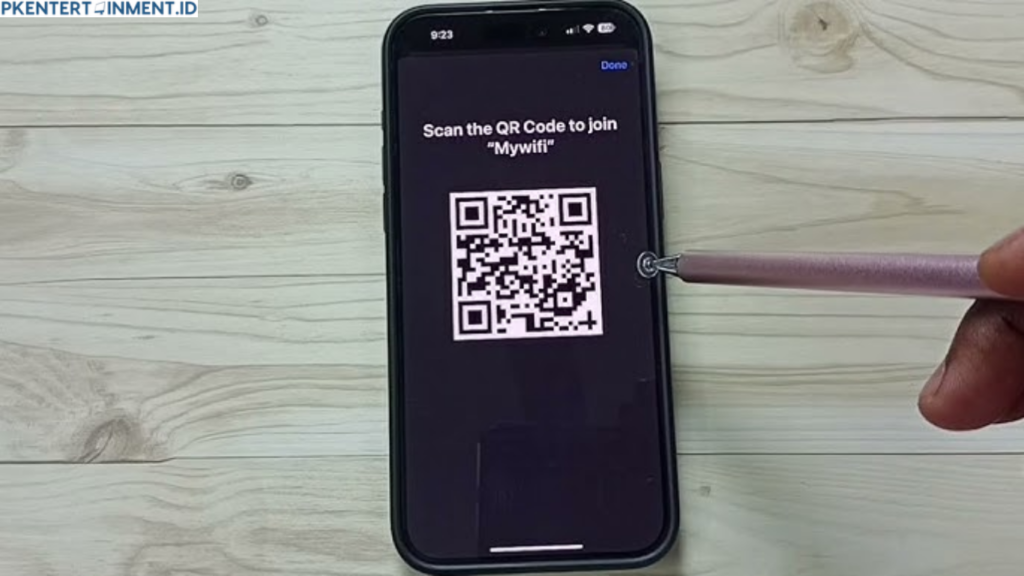 cara berbagi WiFi dengan barcode