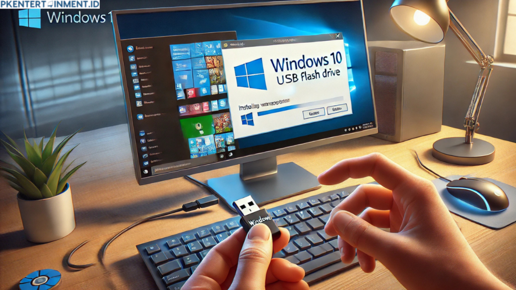 cara install Windows 10 via FlashDisk