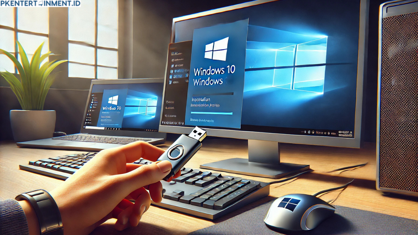 cara install Windows 10 via FlashDisk