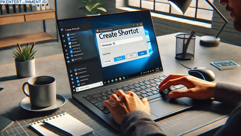 cara membuat shortcut website di desktop