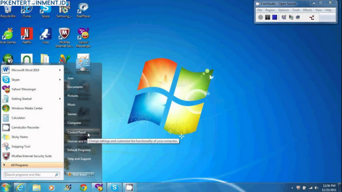 cara menampilkan hidden file di Windows 7