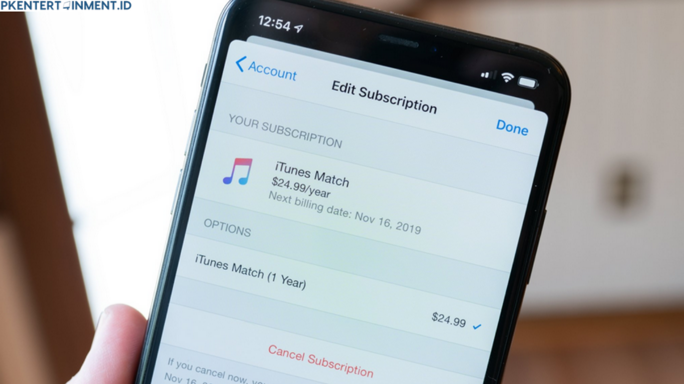 cara mengatur iTunes Match
