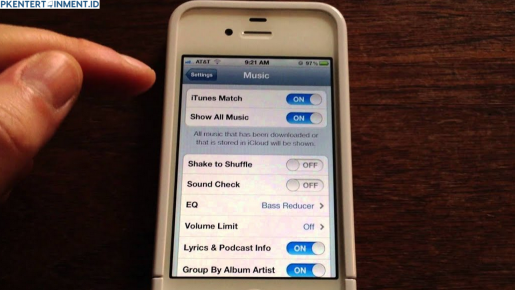 cara mengatur iTunes Match