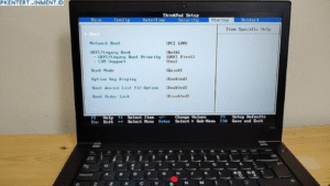 cara mengatasi laptop Lenovo setup utility