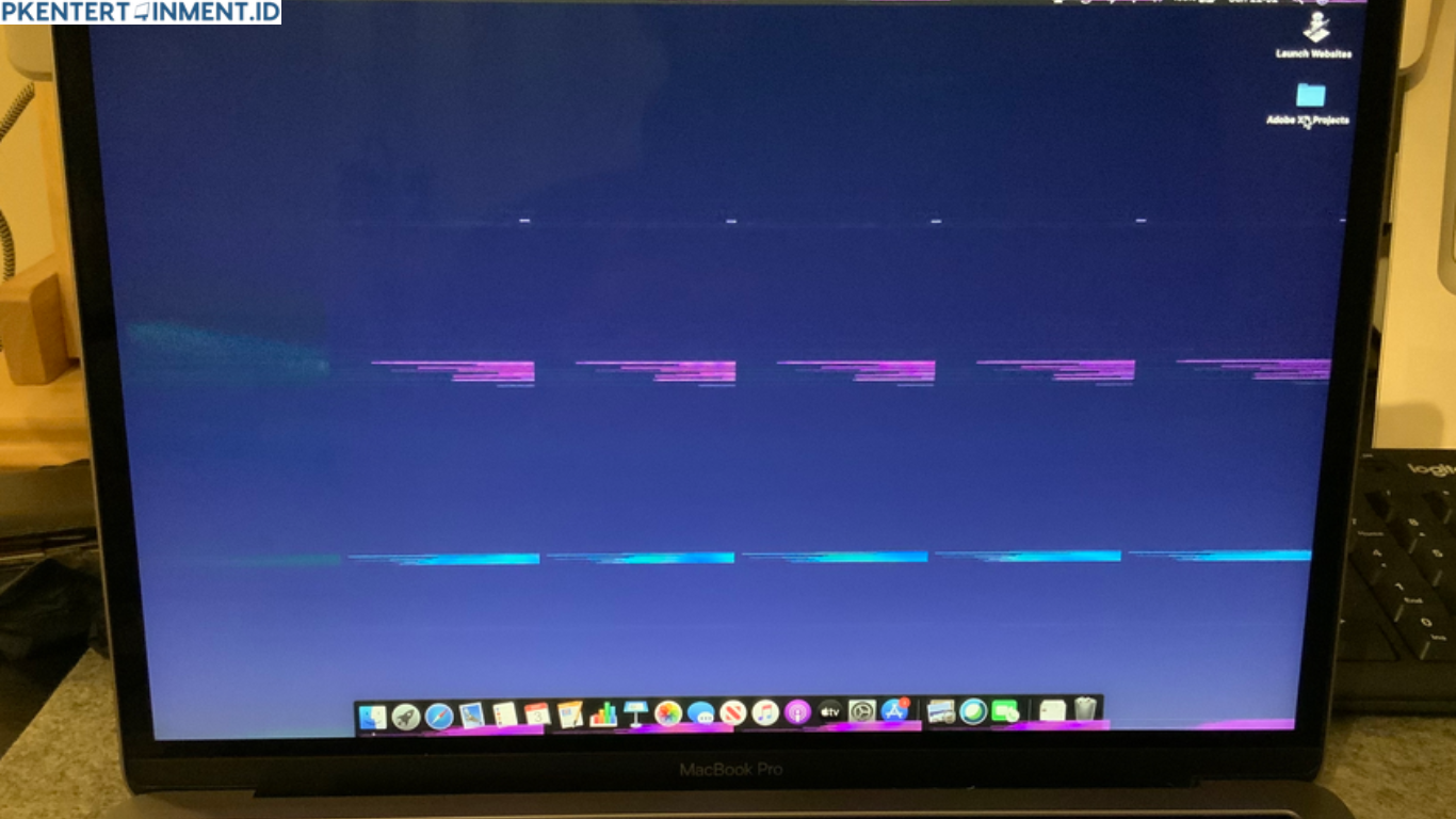 cara mengatasi layar MacBook bergaris
