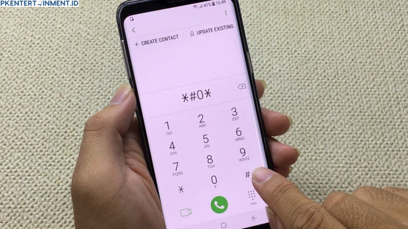 cara cek touchscreen Realme 5