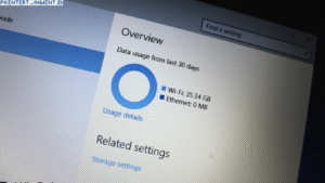 cara melihat penggunaan data di laptop Windows 11