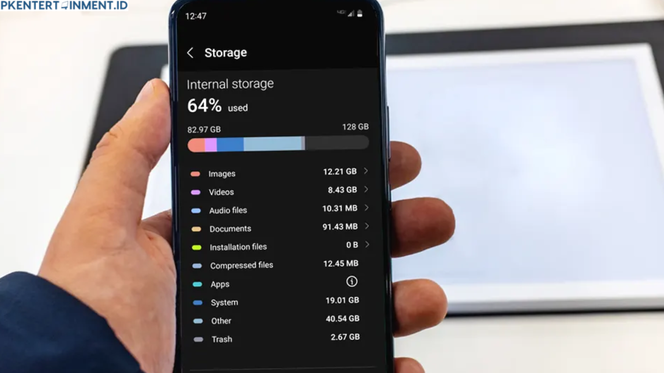 cara membersihkan penyimpanan internal HP Vivo Y12s