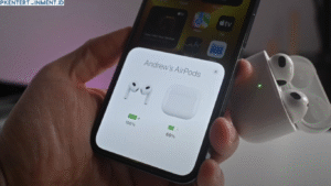 cara mengecek baterai AirPods di Android