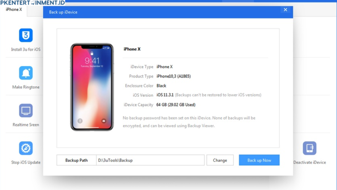 cara downgrade iOS dengan 3uTools