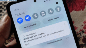 cara mengatasi peringatan penggunaan data di HP Samsung