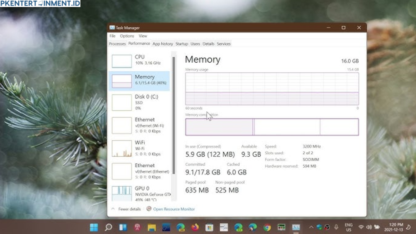 cara mengatasi RAM usage tinggi Windows 11
