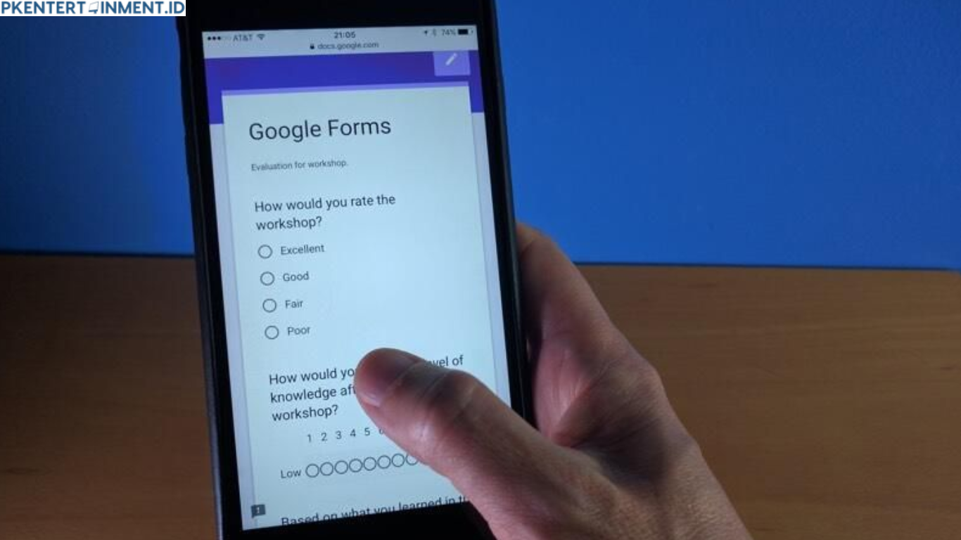 cara melihat Google Form yang pernah kita buat di HP