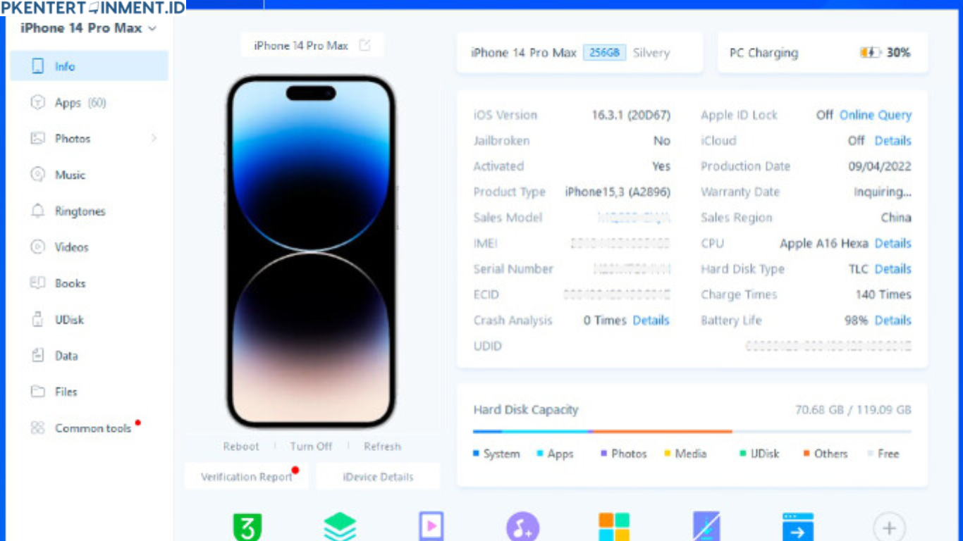 cara downgrade ios lewat 3utools