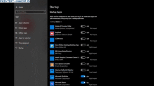 startup Windows 10