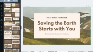 cara simpan PPT Canva