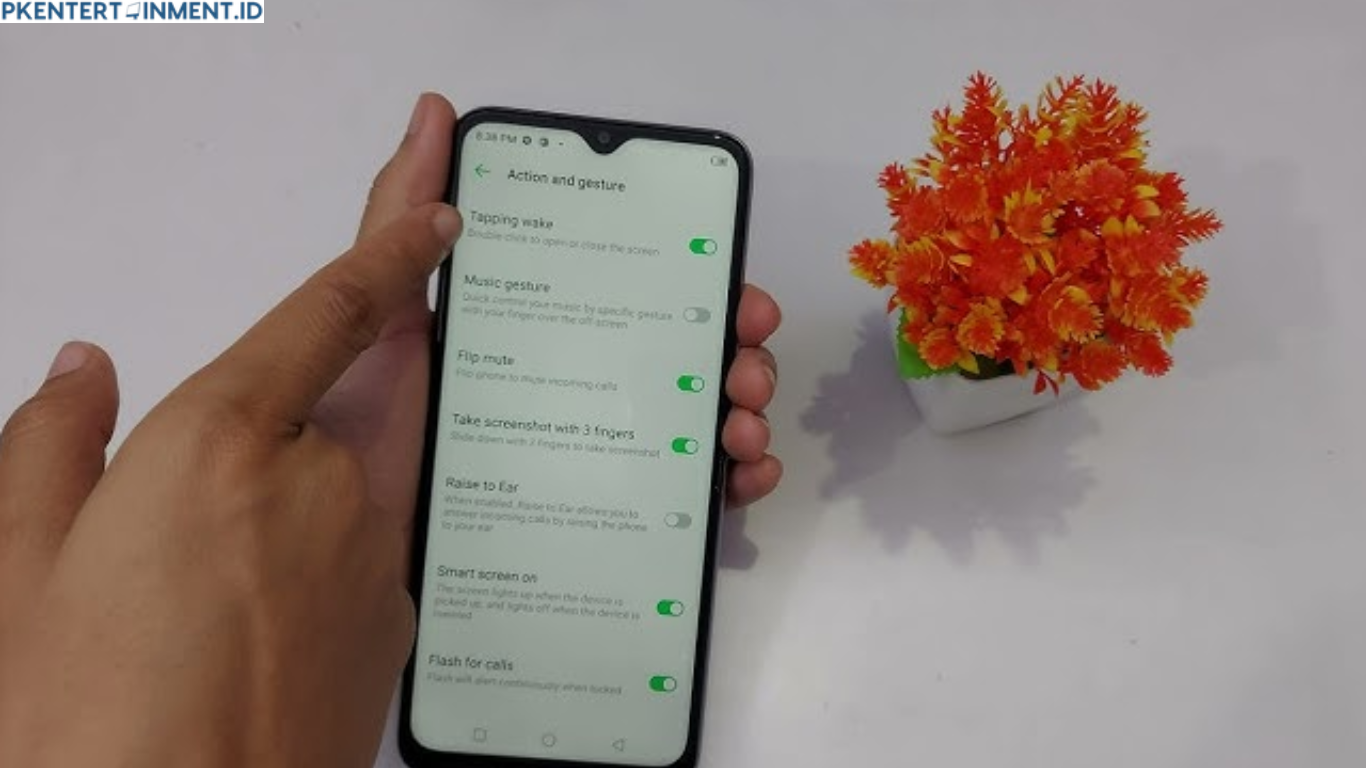 cara mengaktifkan ketuk dua kali di hp oppo a3s