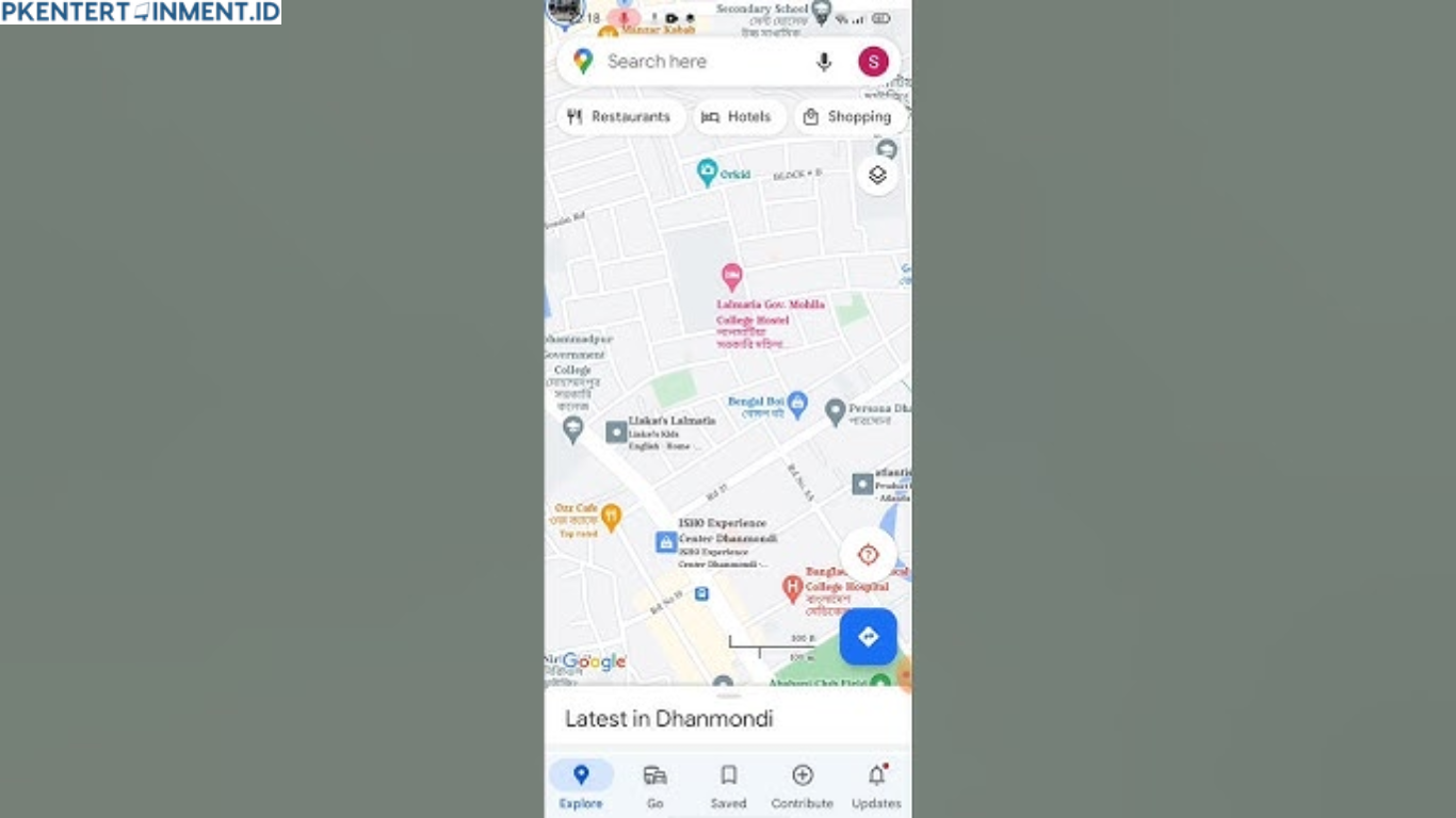 cara melihat titik koordinat di Google Maps
