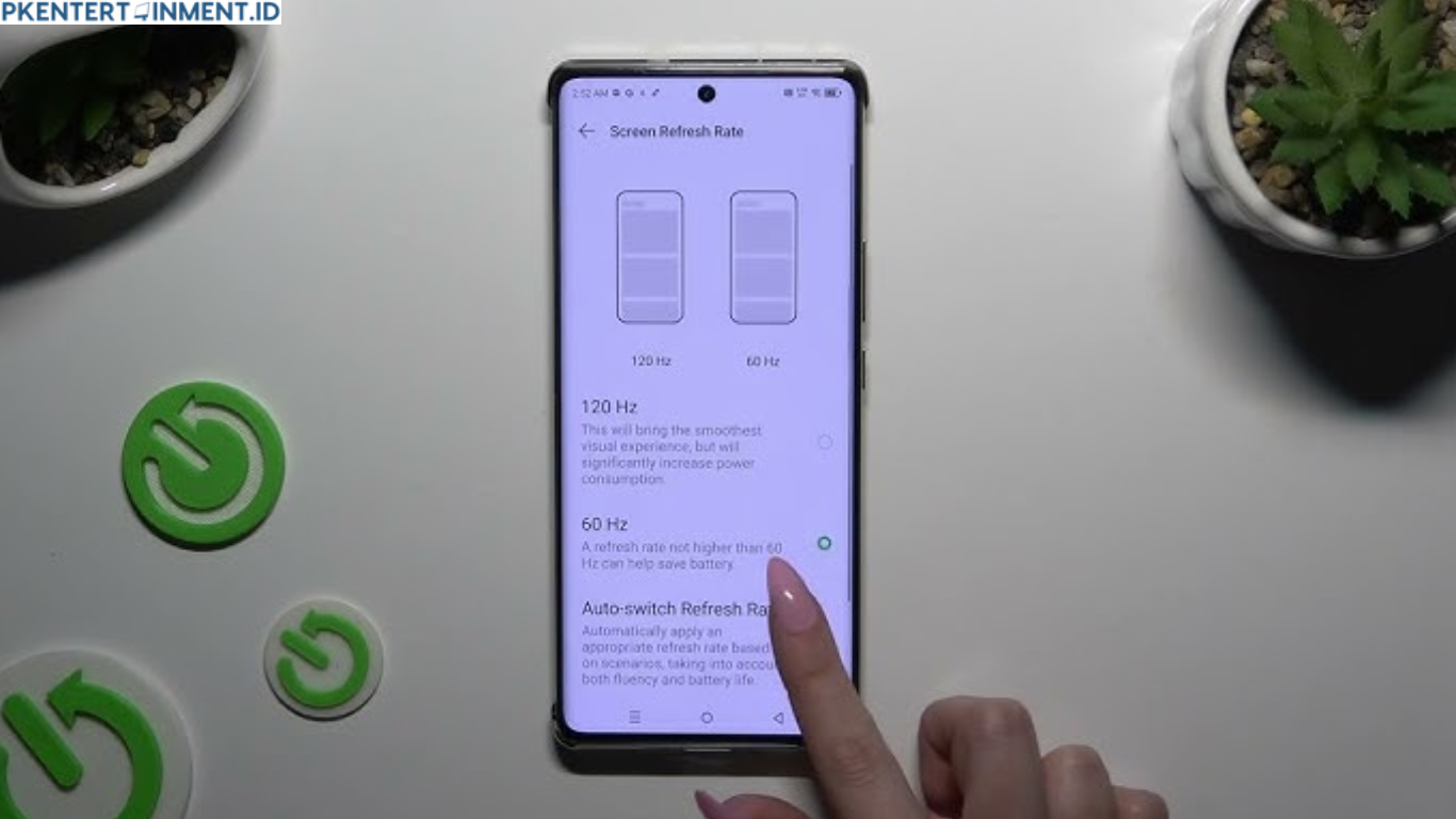 cara mengatur refresh rate HP Infinix