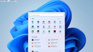 cara menampilkan aplikasi di desktop Windows 11