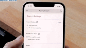 cara menonaktifkan Safe Search iPhone