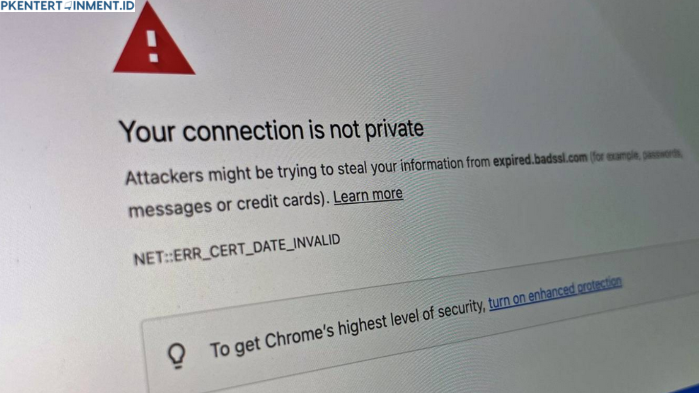 cara mengatasi Your Connection Is Not Private Windows 10