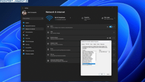 cara mengubah network band di Windows 11