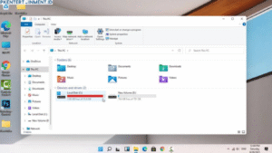 cara menambah penyimpanan Local Disk C Windows 11