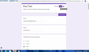 cara custom link Google Form