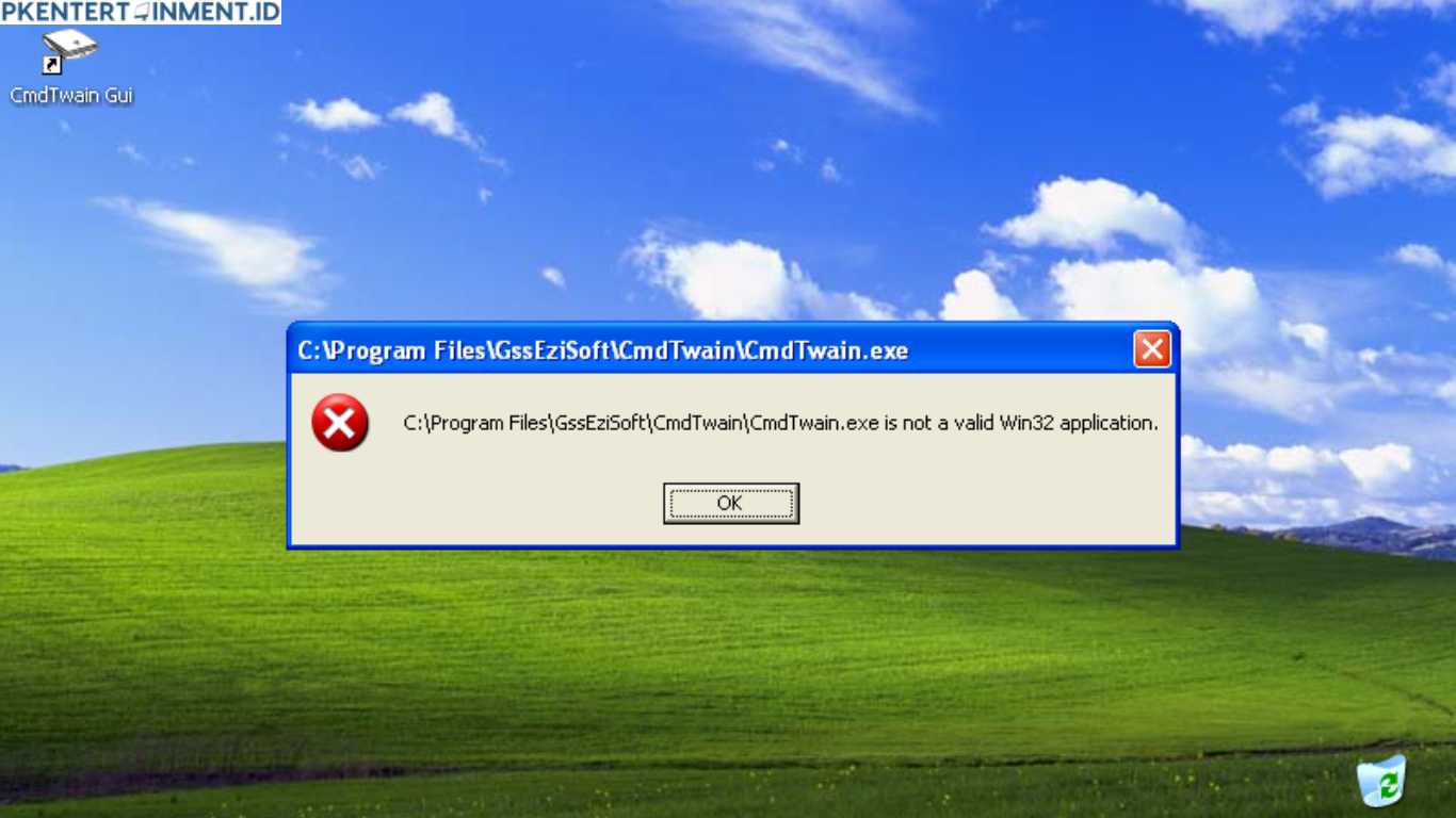 cara mengatasi not valid Win32 application