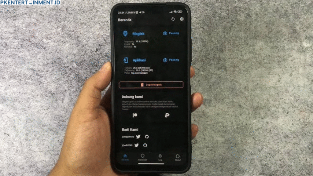 cara unroot Magisk lewat TWRP