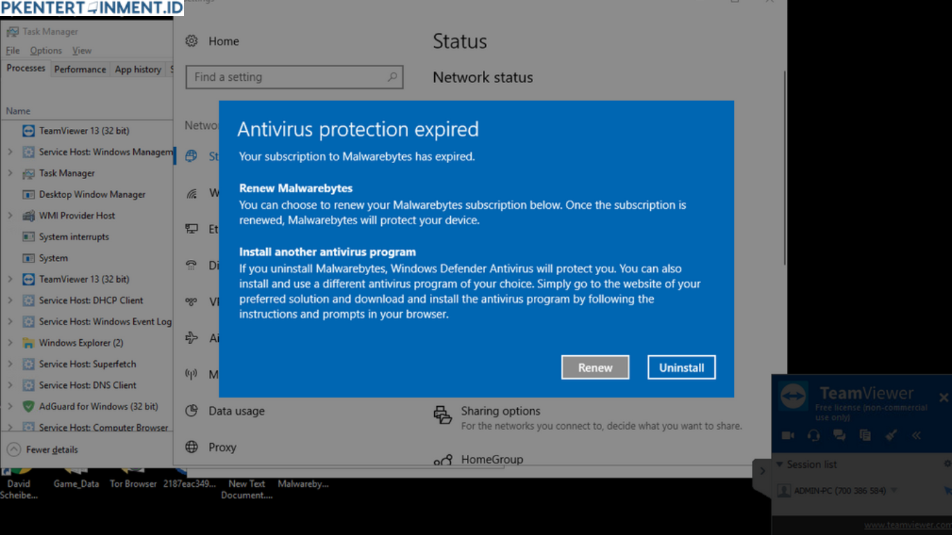 cara mengatasi antivirus protection expired