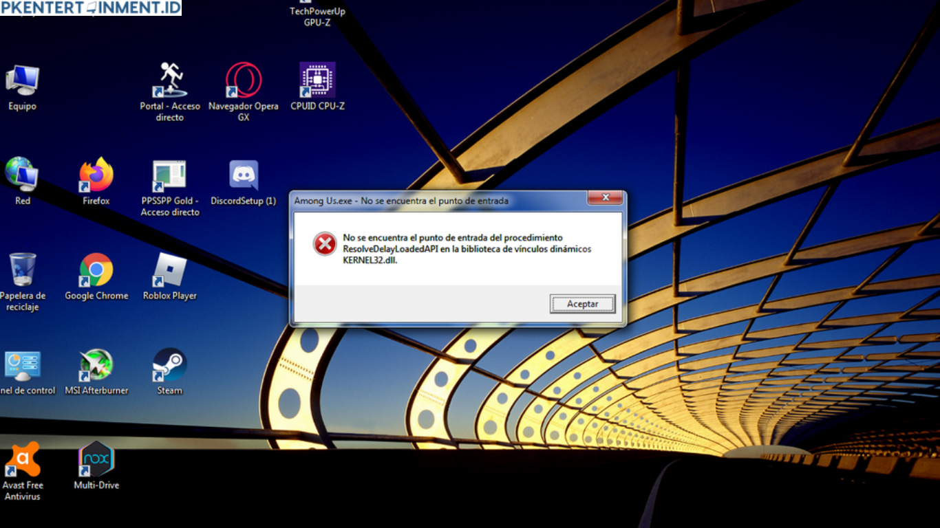 cara mengatasi kernel32.dll di windows 7