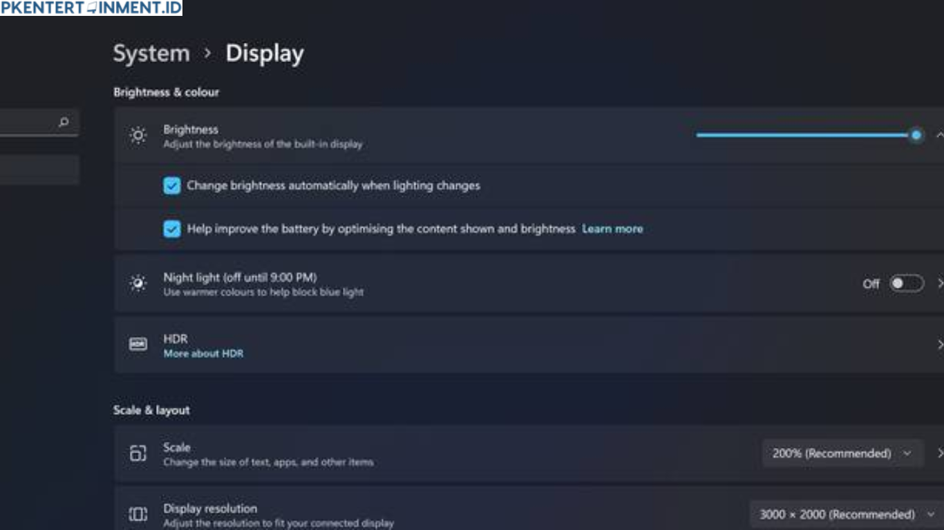 cara mengatasi masalah brightness Windows 10