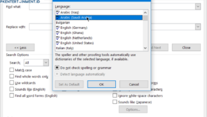 cara menambahkan bahasa Arab di Microsoft Word
