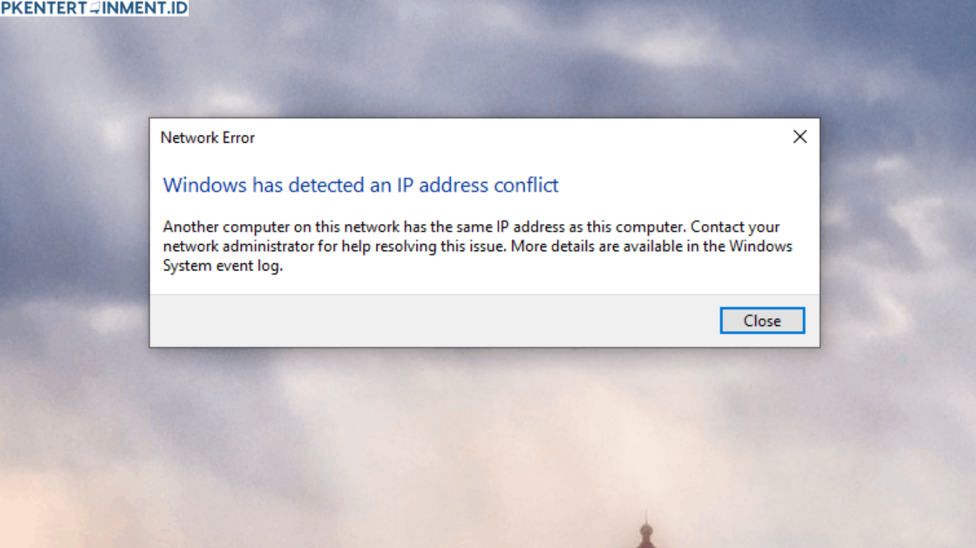 cara mengatasi windows has detected an ip address conflict
