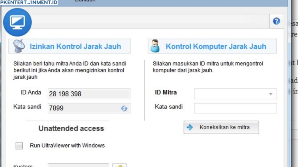 cara mengatasi id ultraviewer tidak muncul