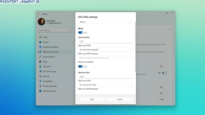 cara setting DNS Cloudflare di Windows 11