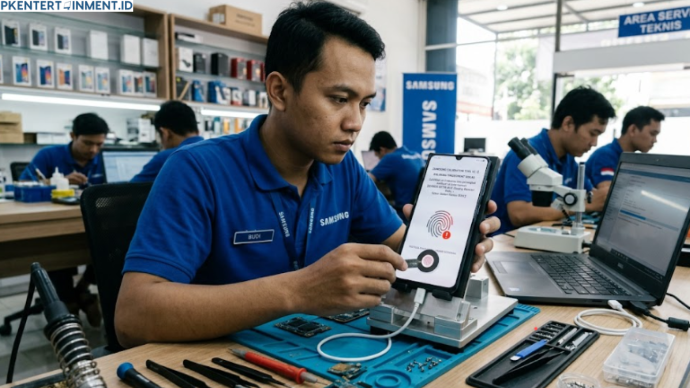 cara kalibrasi Fingerprint Samsung A70