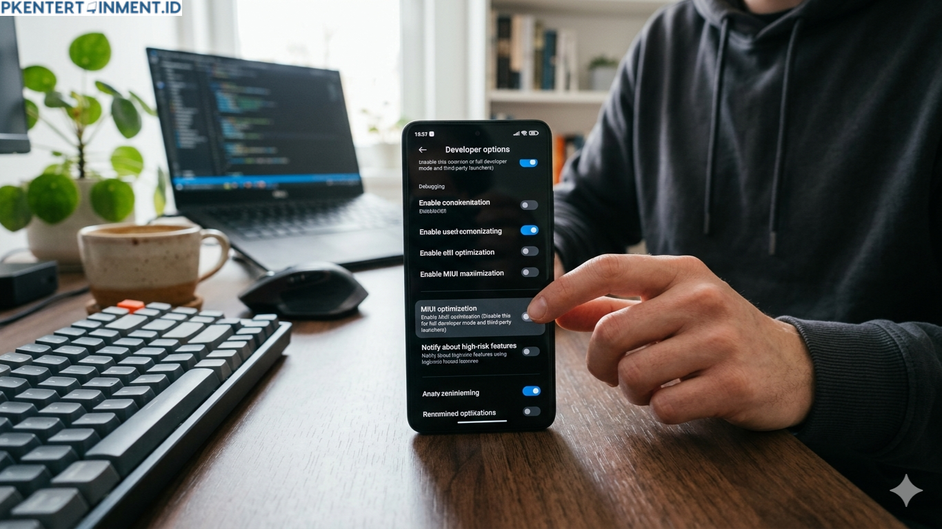 cara disable MIUI optimization